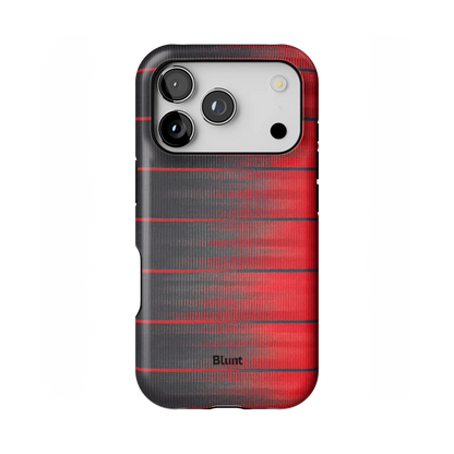 Crimson Stripe iPhone Case