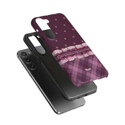 Lilac-Lattice-samsung-case-S23 Plus-3