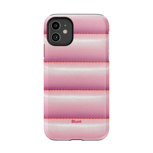 Pink Puffer iPhone Case