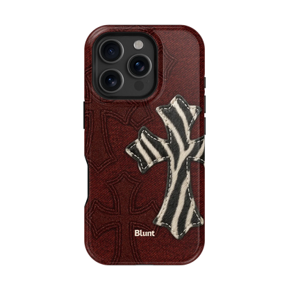 Zebrascale Cross iPhone Case