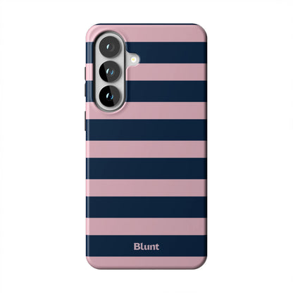 Blueberry Blush Stripe Samsung Case