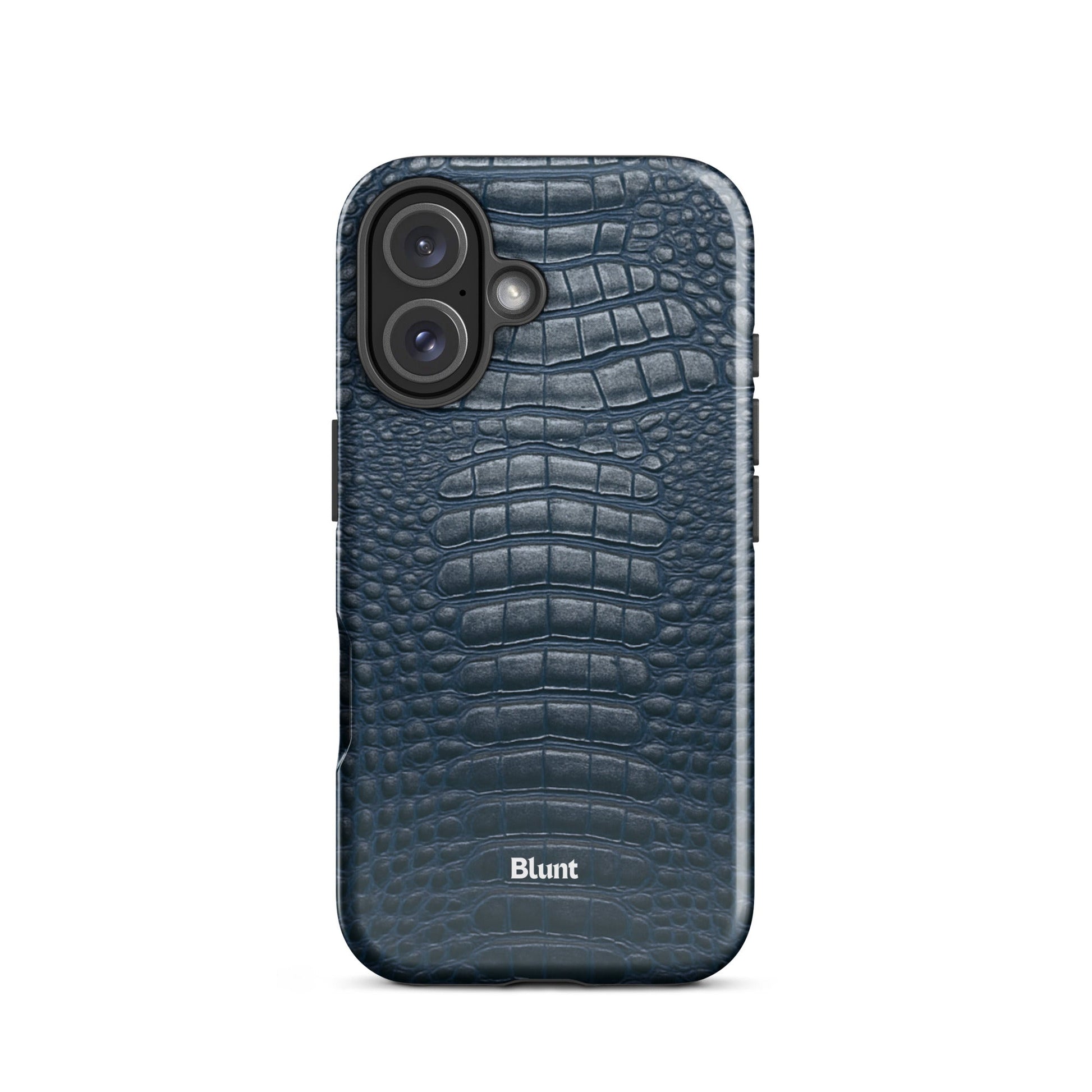 Navy Croc iPhone Case - Blunt Cases