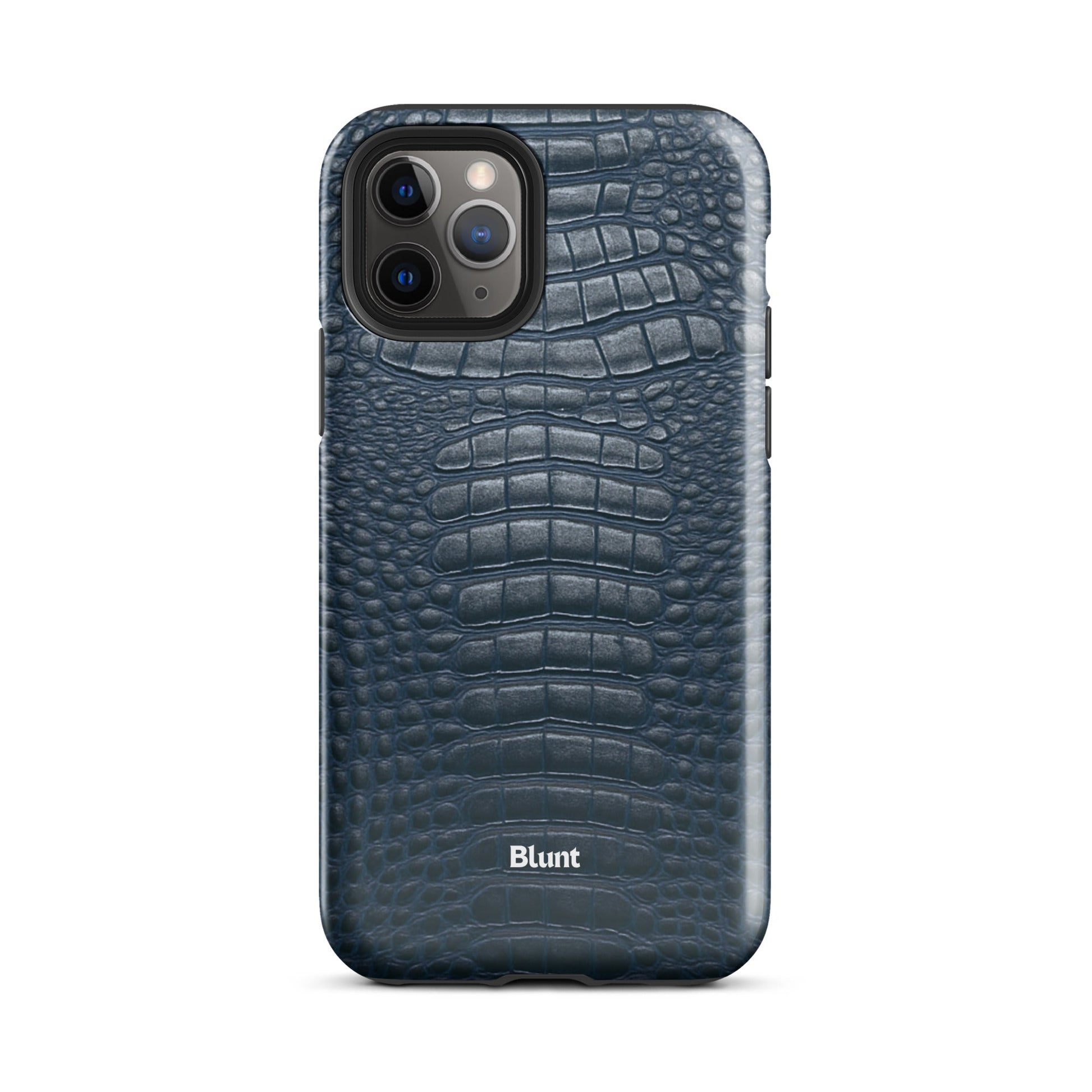 Navy Croc iPhone Case - Blunt Cases