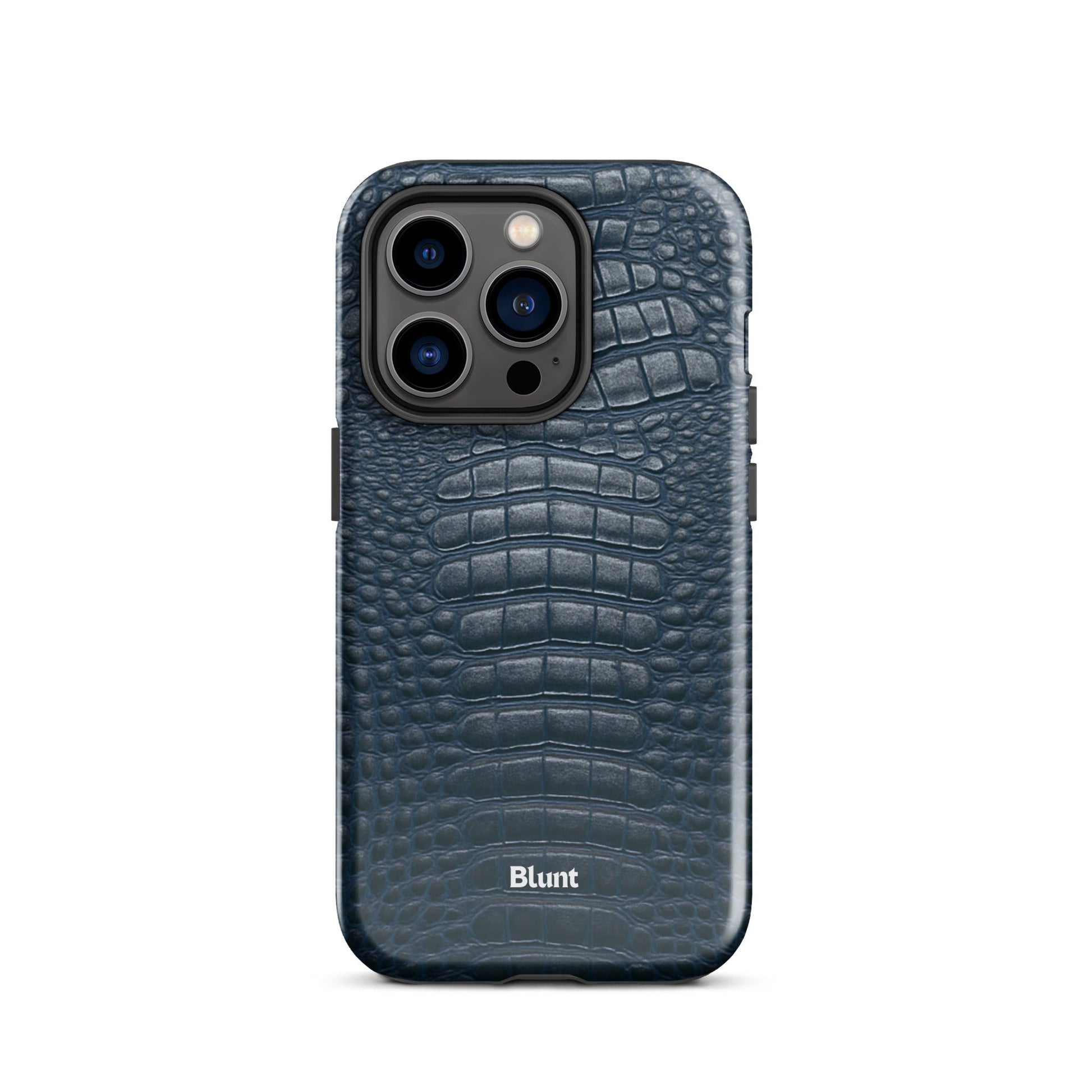 Navy Croc iPhone Case - Blunt Cases
