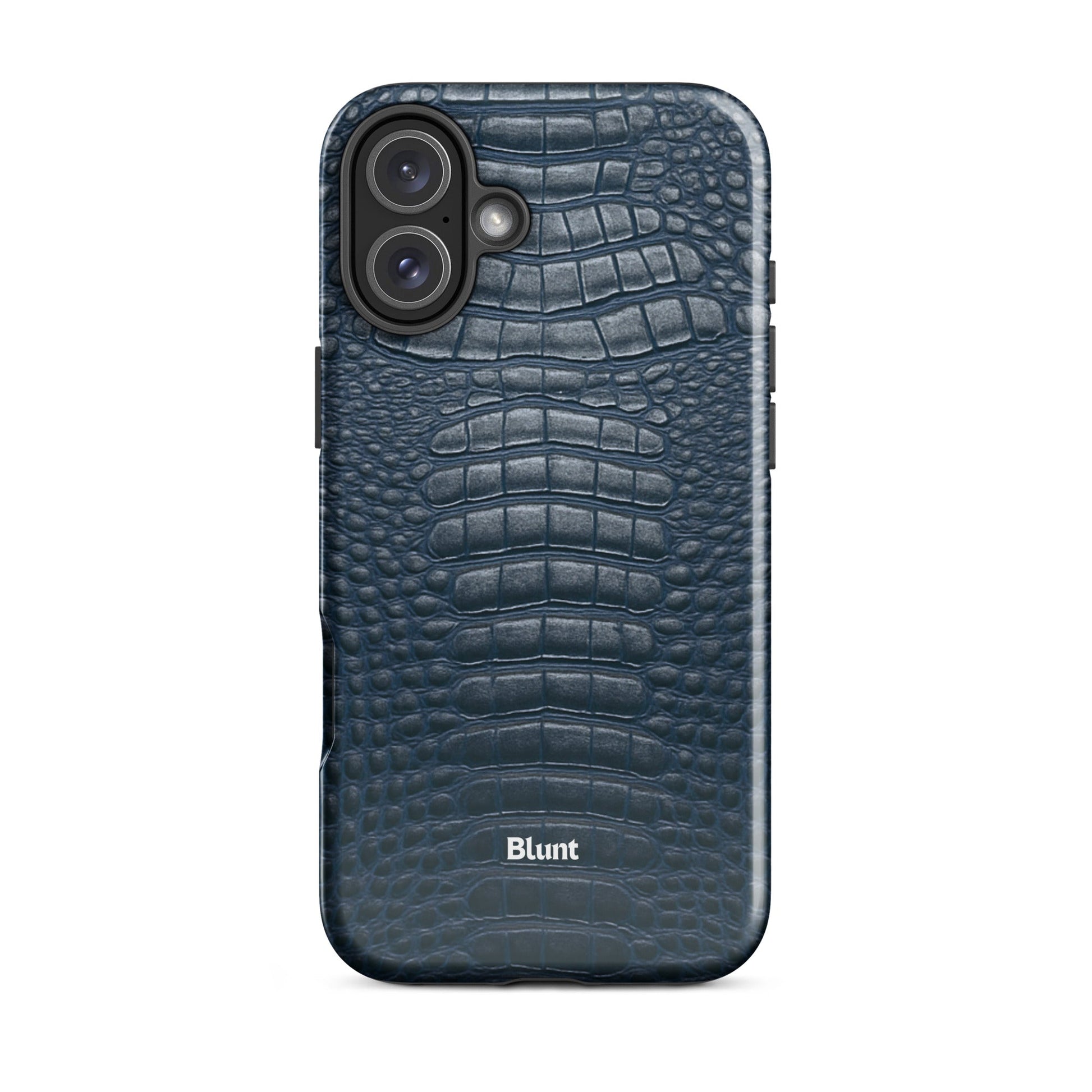 Navy Croc iPhone Case - Blunt Cases