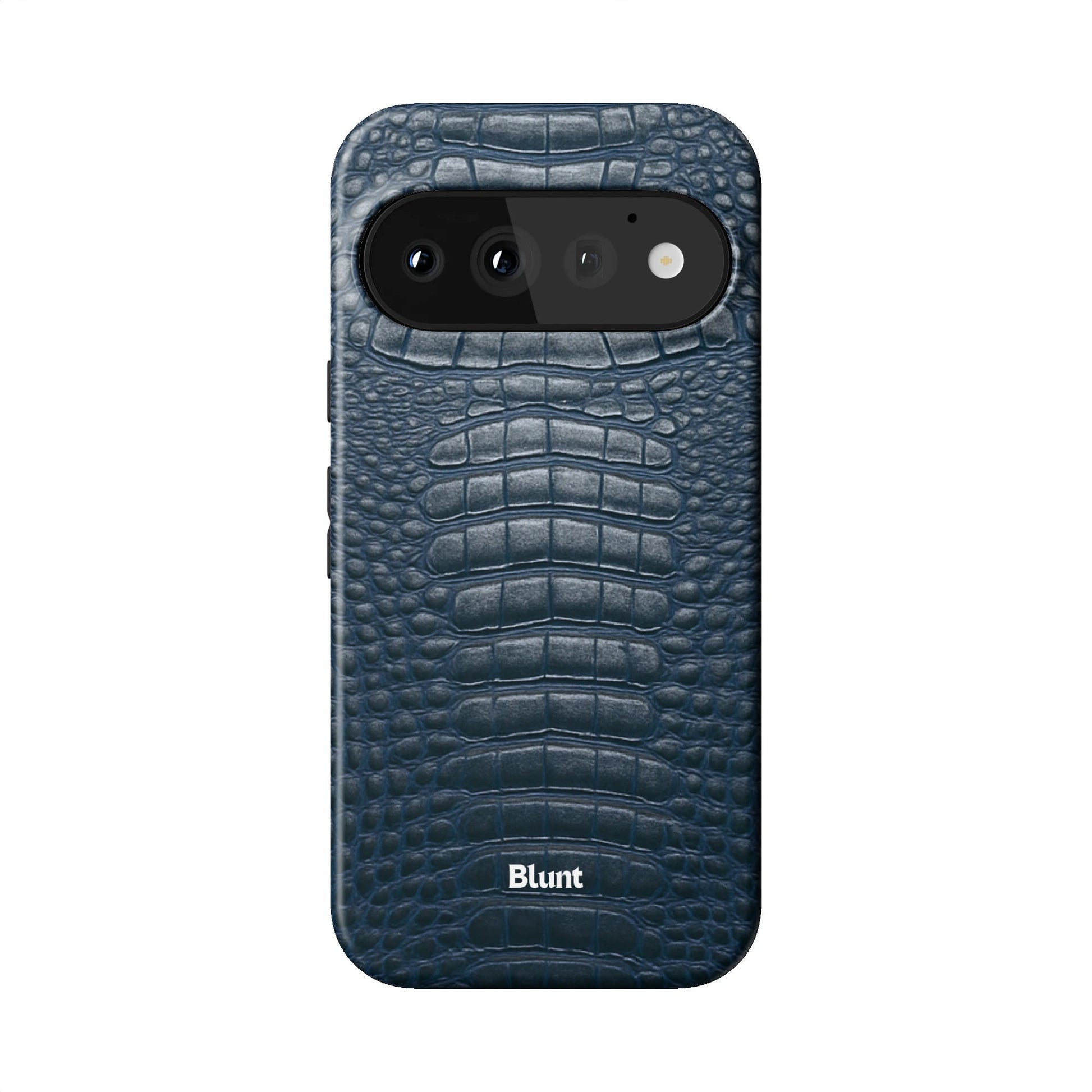 Navy Croc Pixel Case - Blunt Cases