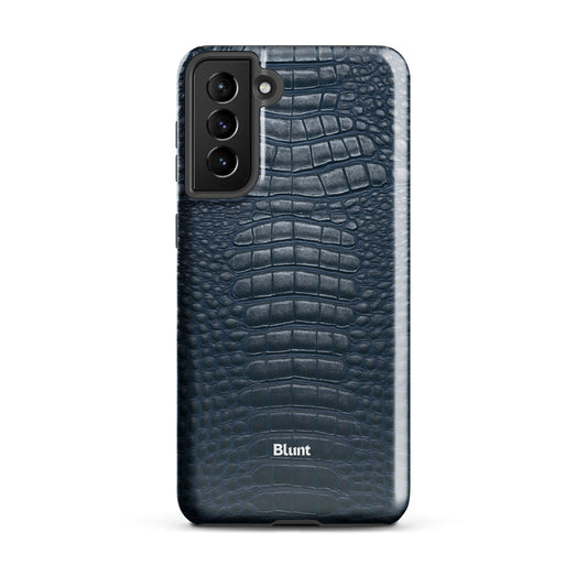 Navy Croc Samsung Case - Blunt Cases