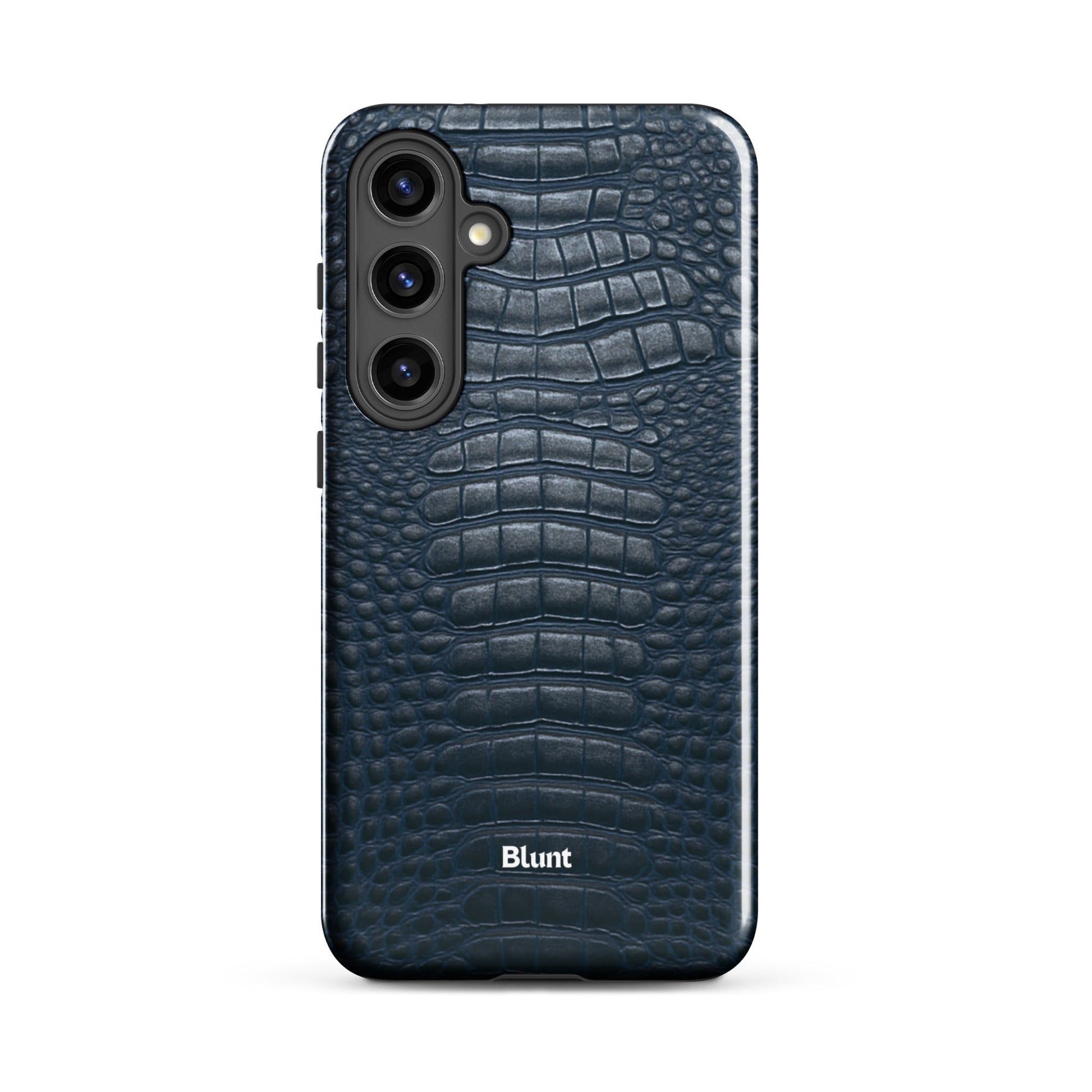 Navy Croc Samsung Case - Blunt Cases