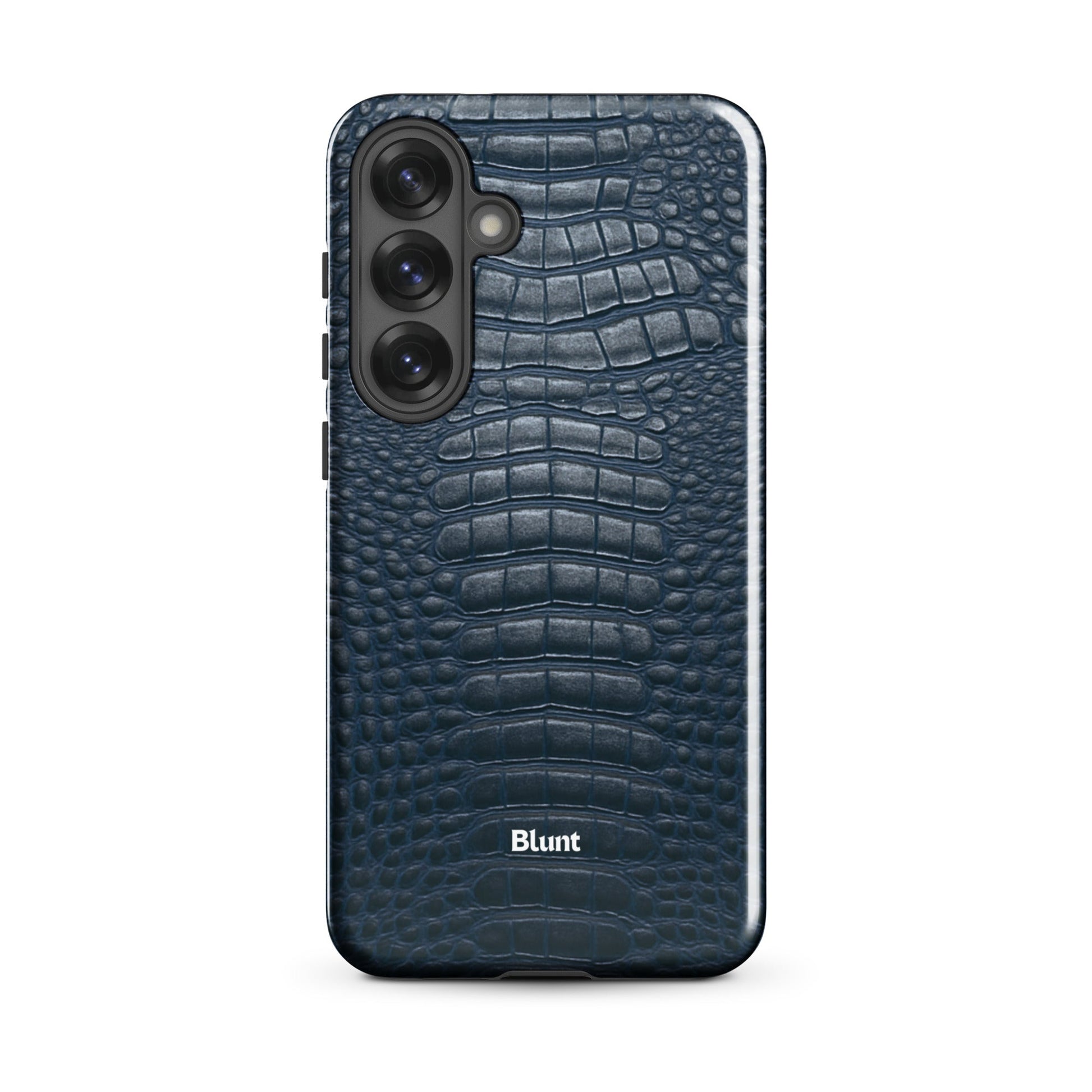 Navy Croc Samsung Case - Blunt Cases
