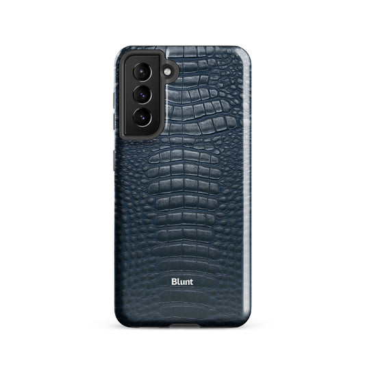 Navy Croc Samsung Case - Blunt Cases