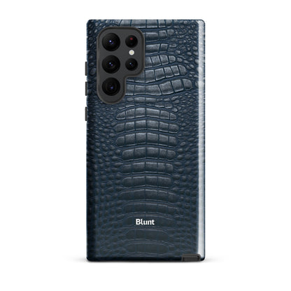 Navy Croc Samsung Case - Blunt Cases