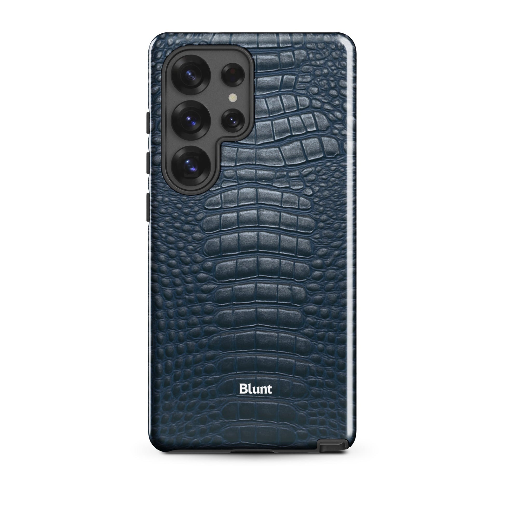 Navy Croc Samsung Case - Blunt Cases
