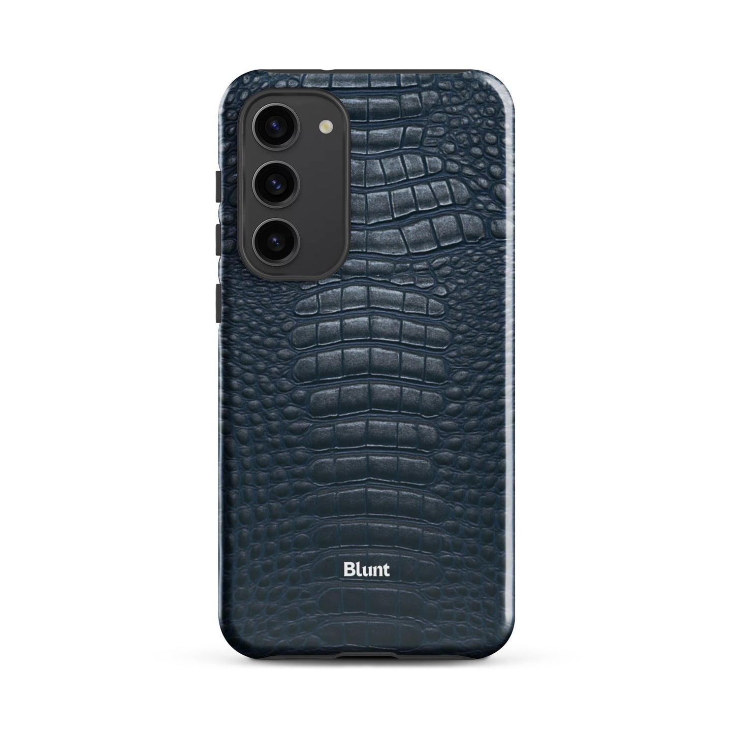 Navy Croc Samsung Case - Blunt Cases