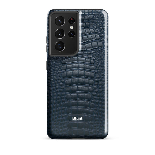 Navy Croc Samsung Case - Blunt Cases