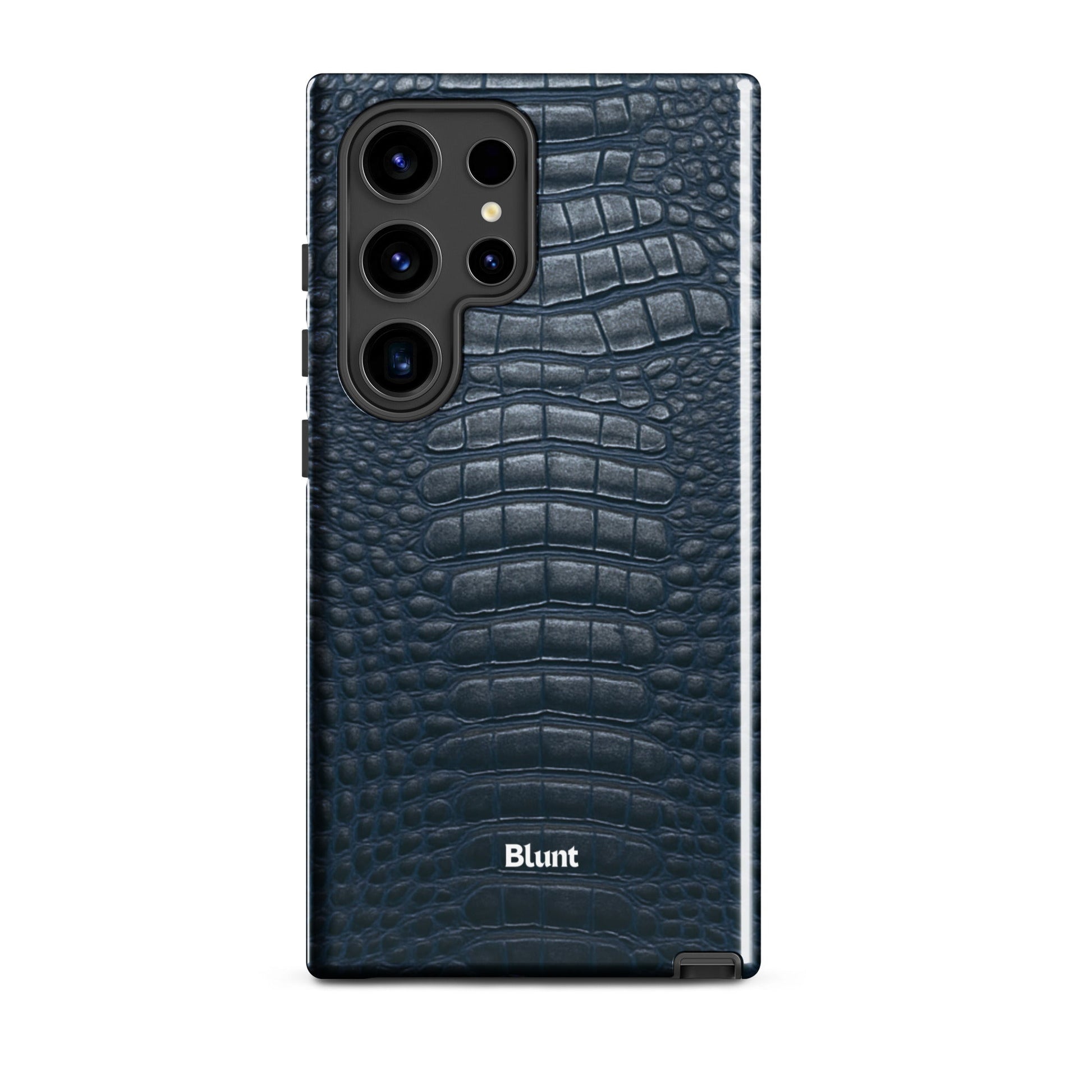 Navy Croc Samsung Case - Blunt Cases