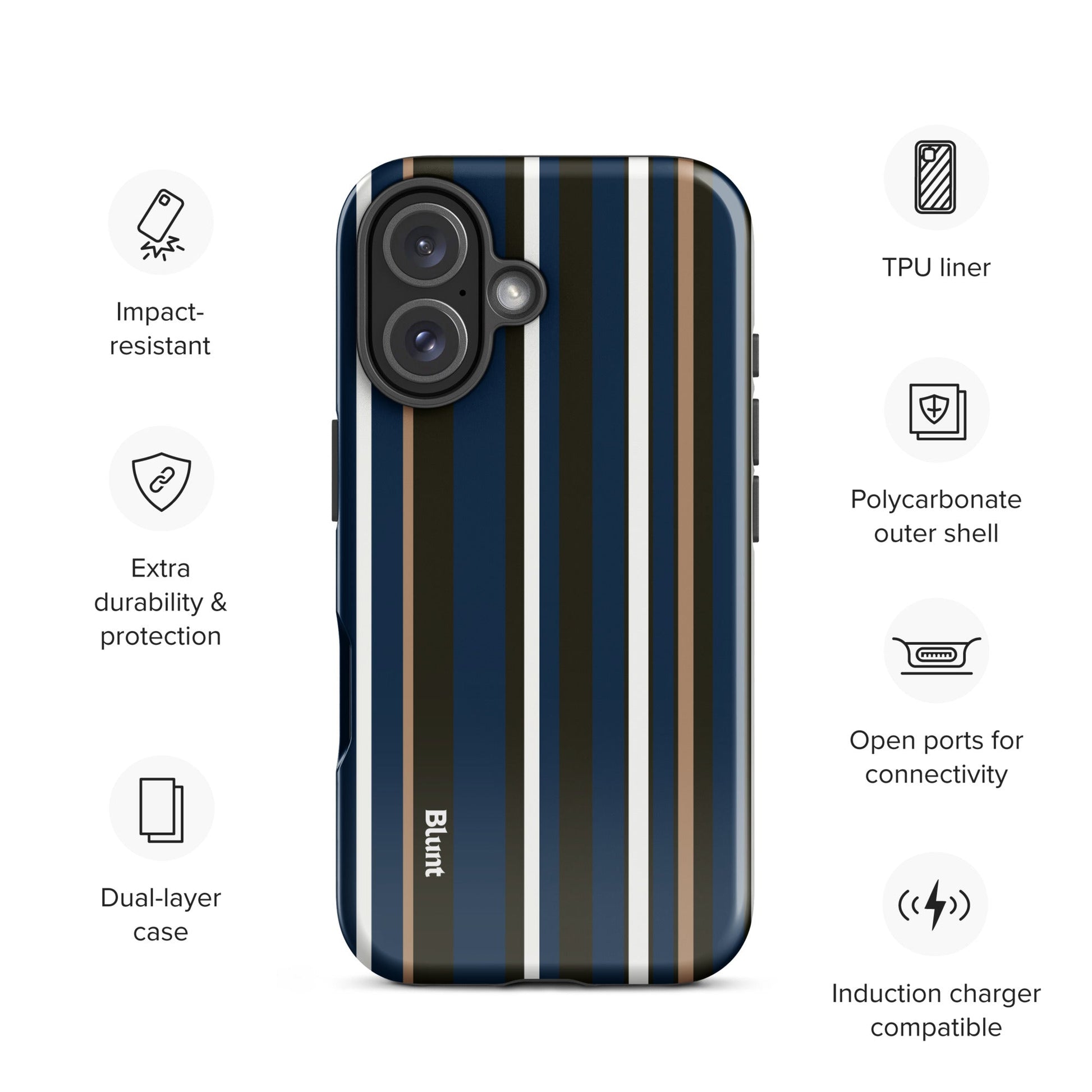 Navy League iPhone Case - Blunt Cases