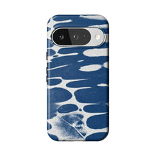 Navy Noir Abstract Pixel Case