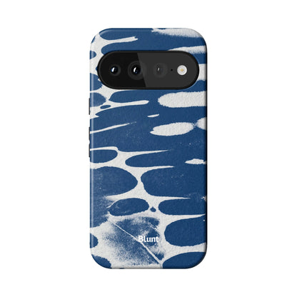 Navy Noir Abstract Pixel Case - Blunt Cases