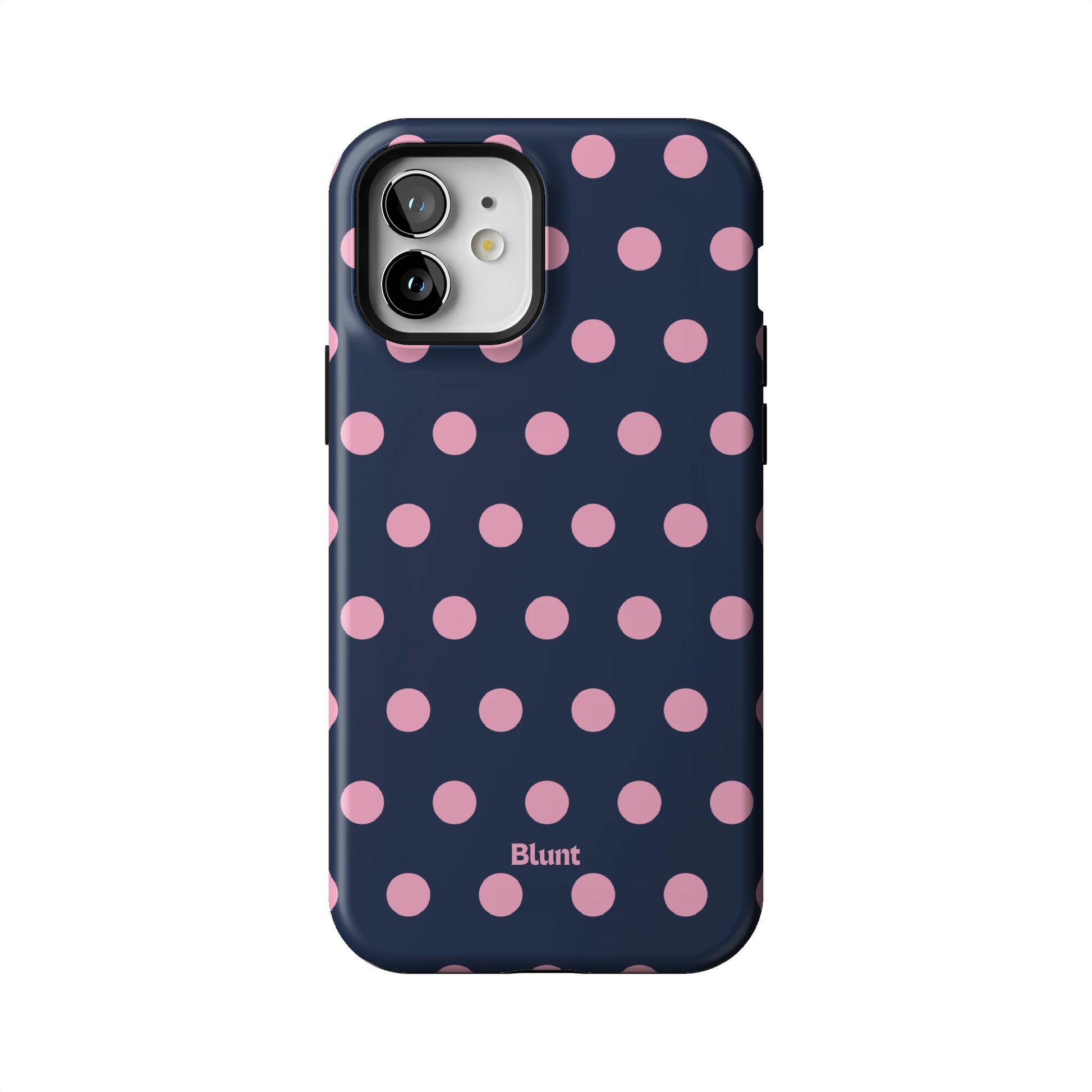 Navy Polka iPhone Case gallery - Iphone_12_Iphone_1