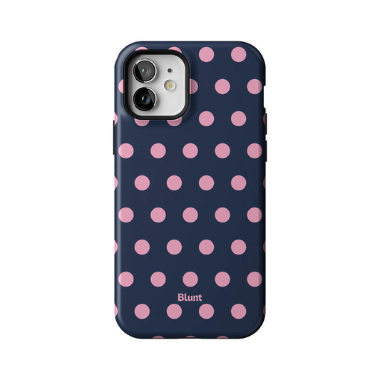 Navy Polka iPhone Case gallery - Iphone_12_Iphone_1