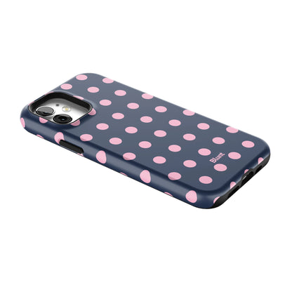 Navy Polka iPhone Case gallery - Iphone_12_Iphone_2