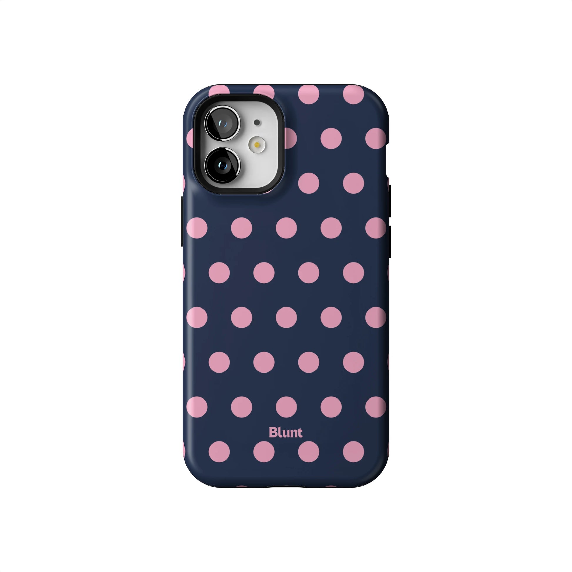 Navy Polka iPhone Case gallery - Iphone_12_Mini_Air_Plus_1