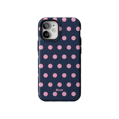 Navy Polka iPhone Case gallery - Iphone_12_Mini_Air_Plus_1