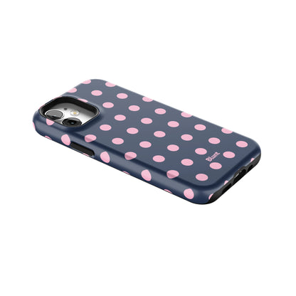 Navy Polka iPhone Case gallery - Iphone_12_Mini_Air_Plus_2