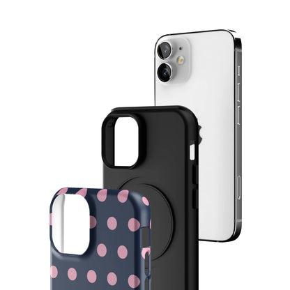 Navy Polka iPhone Case gallery - Iphone_12_Mini_Air_Plus_3