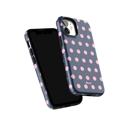 Navy Polka iPhone Case gallery - Iphone_12_Mini_Air_Plus_6