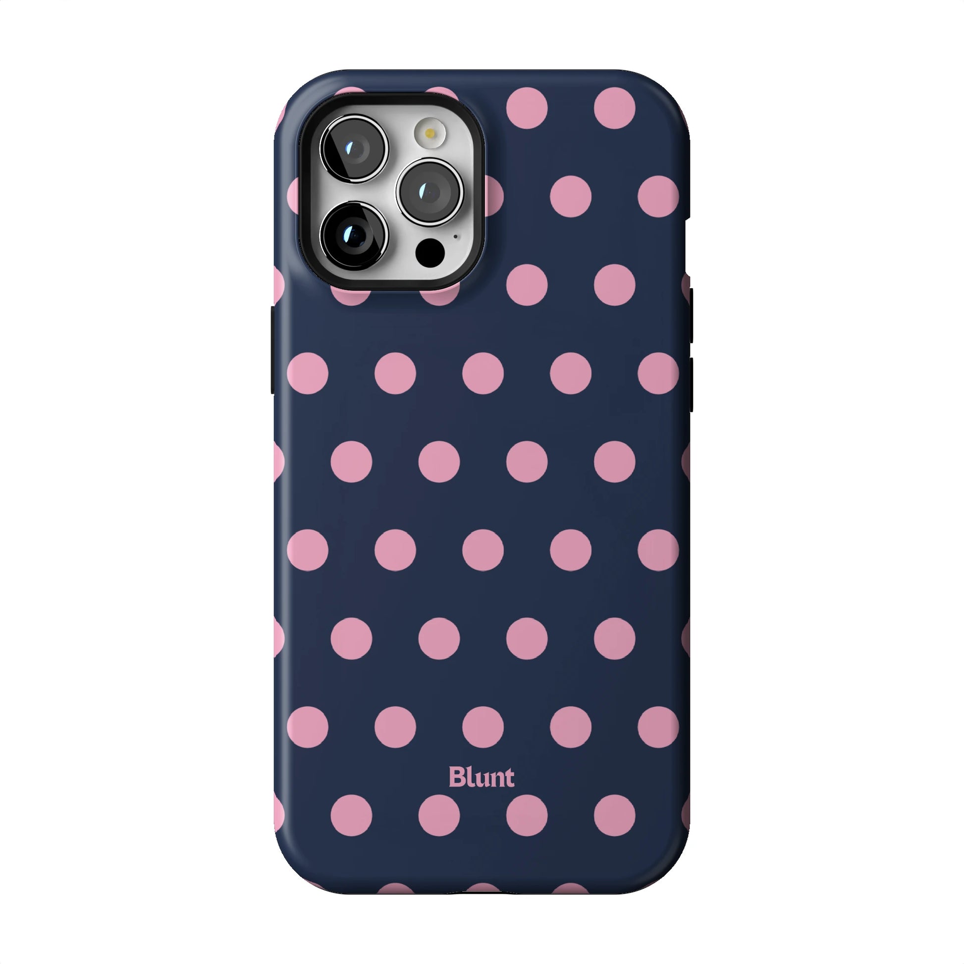 Navy Polka iPhone Case gallery - Iphone_12_Pro_Max_1
