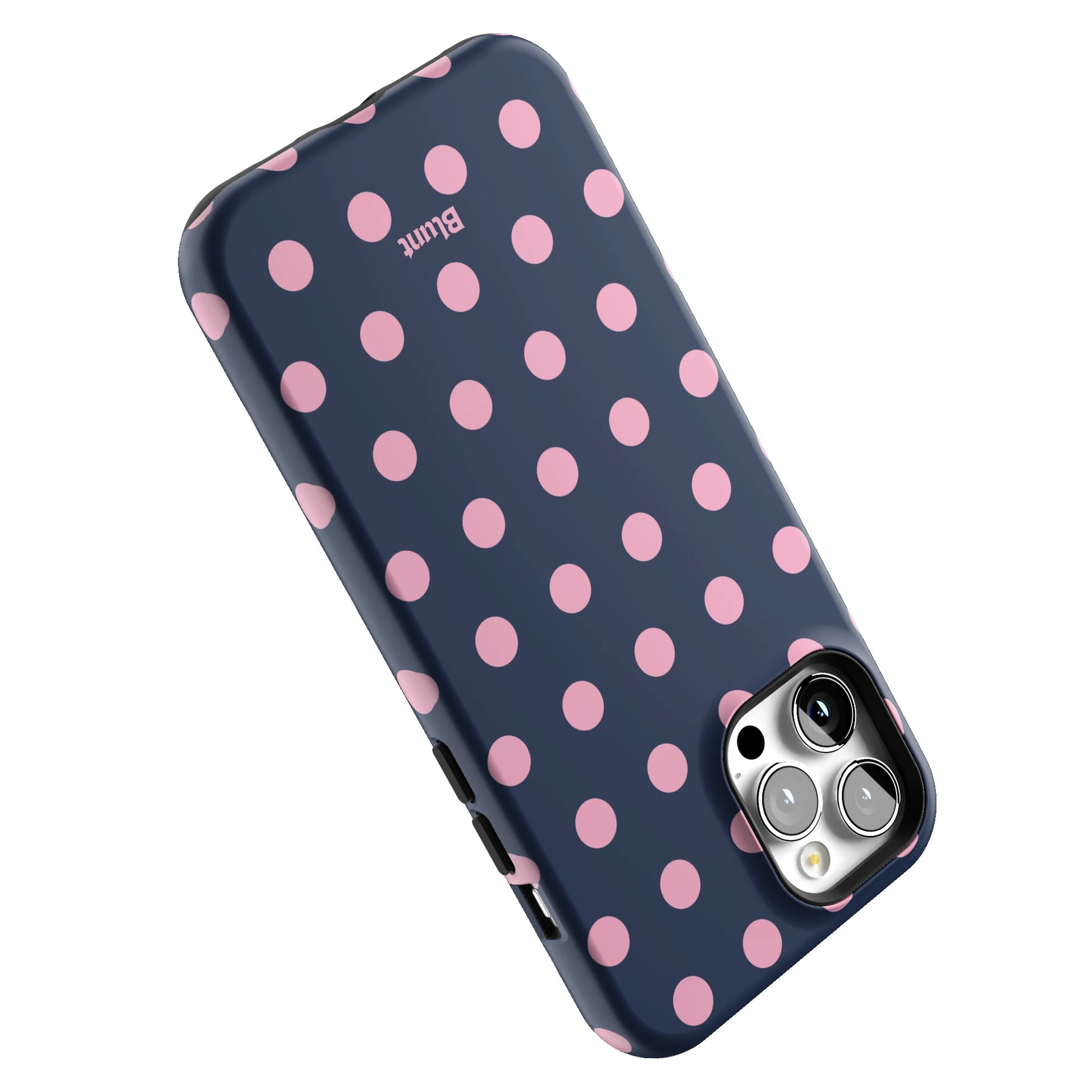 Navy Polka iPhone Case gallery - Iphone_12_Pro_Max_5