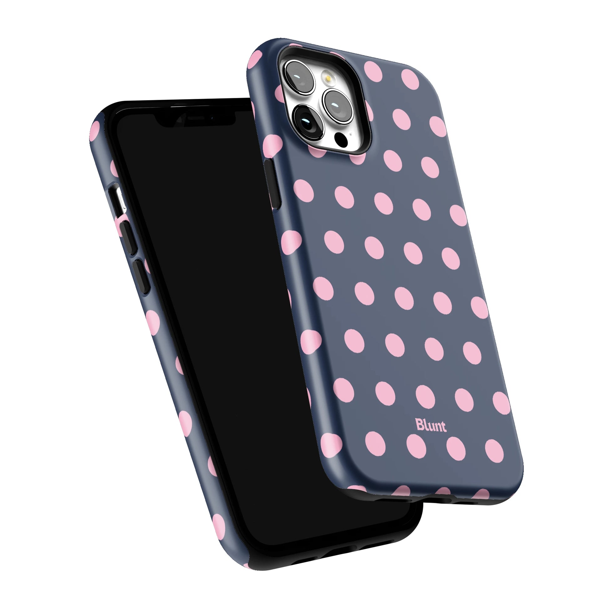 Navy Polka iPhone Case gallery - Iphone_12_Pro_Max_6