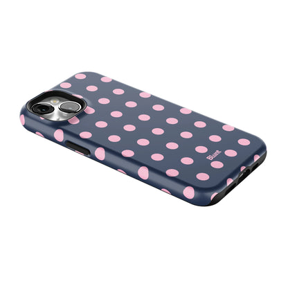 Navy Polka iPhone Case gallery - Iphone_13_Iphone_2