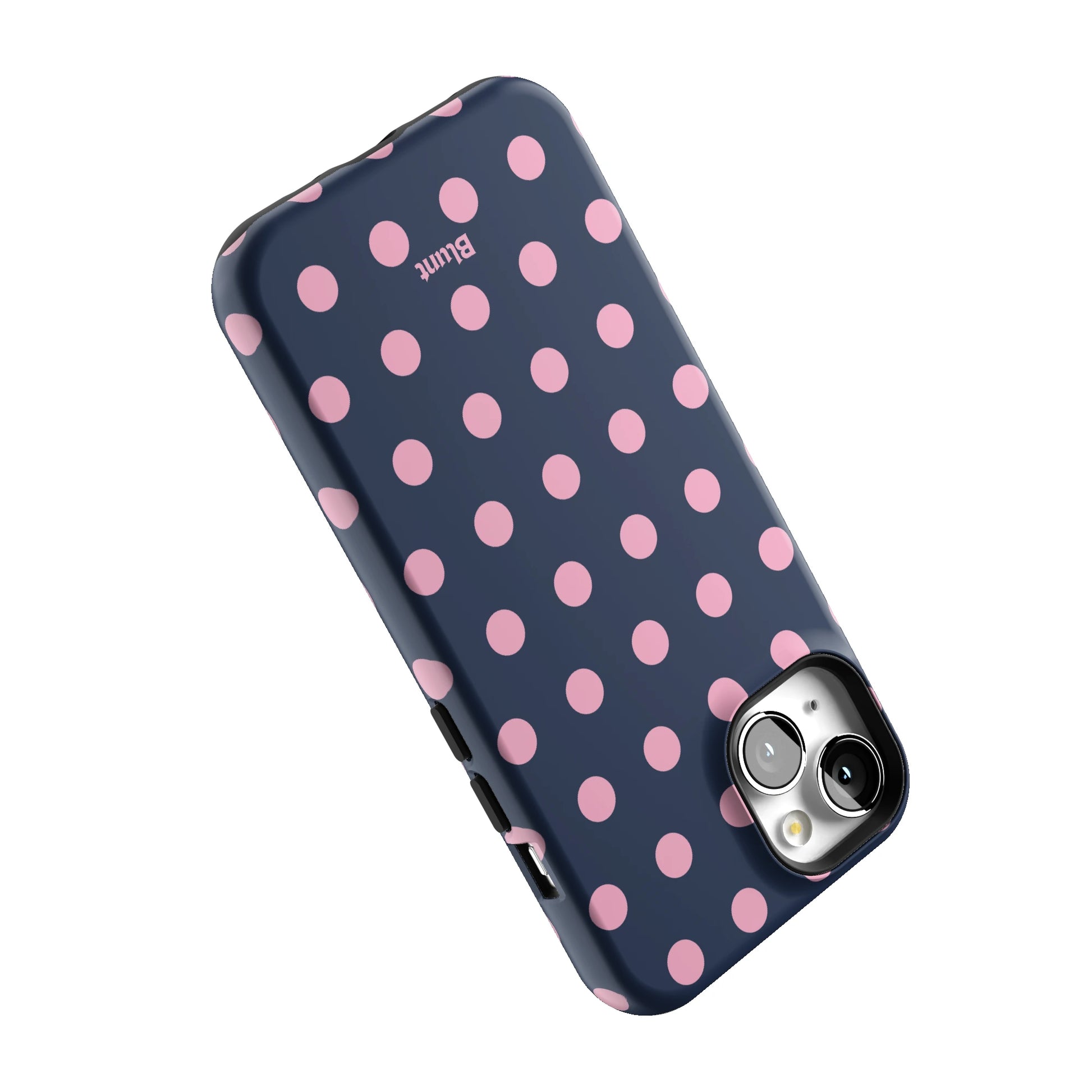 Navy Polka iPhone Case gallery - Iphone_13_Iphone_5