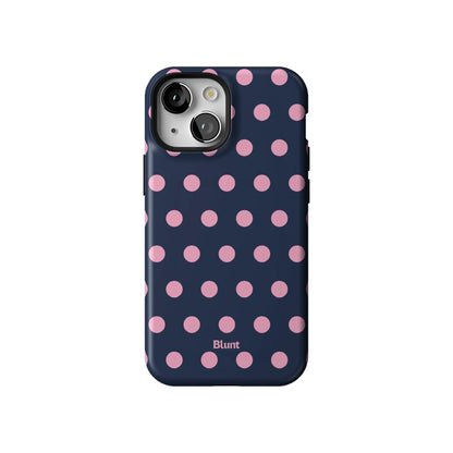 Navy Polka iPhone Case gallery - Iphone_13_Mini_Air_Plus_1