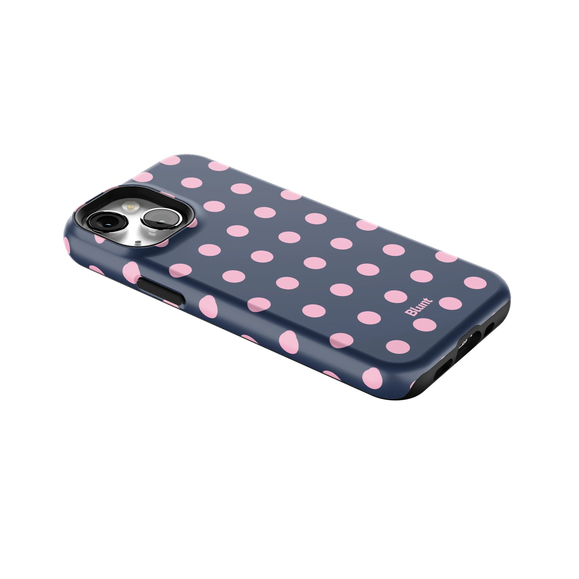 Navy Polka iPhone Case gallery - Iphone_13_Mini_Air_Plus_2