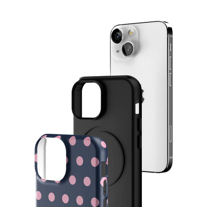 Navy Polka iPhone Case gallery - Iphone_13_Mini_Air_Plus_3