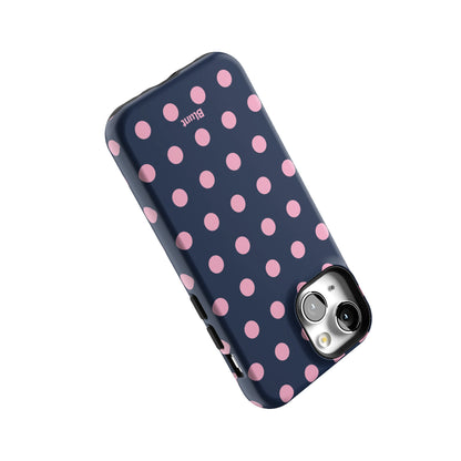 Navy Polka iPhone Case gallery - Iphone_13_Mini_Air_Plus_5