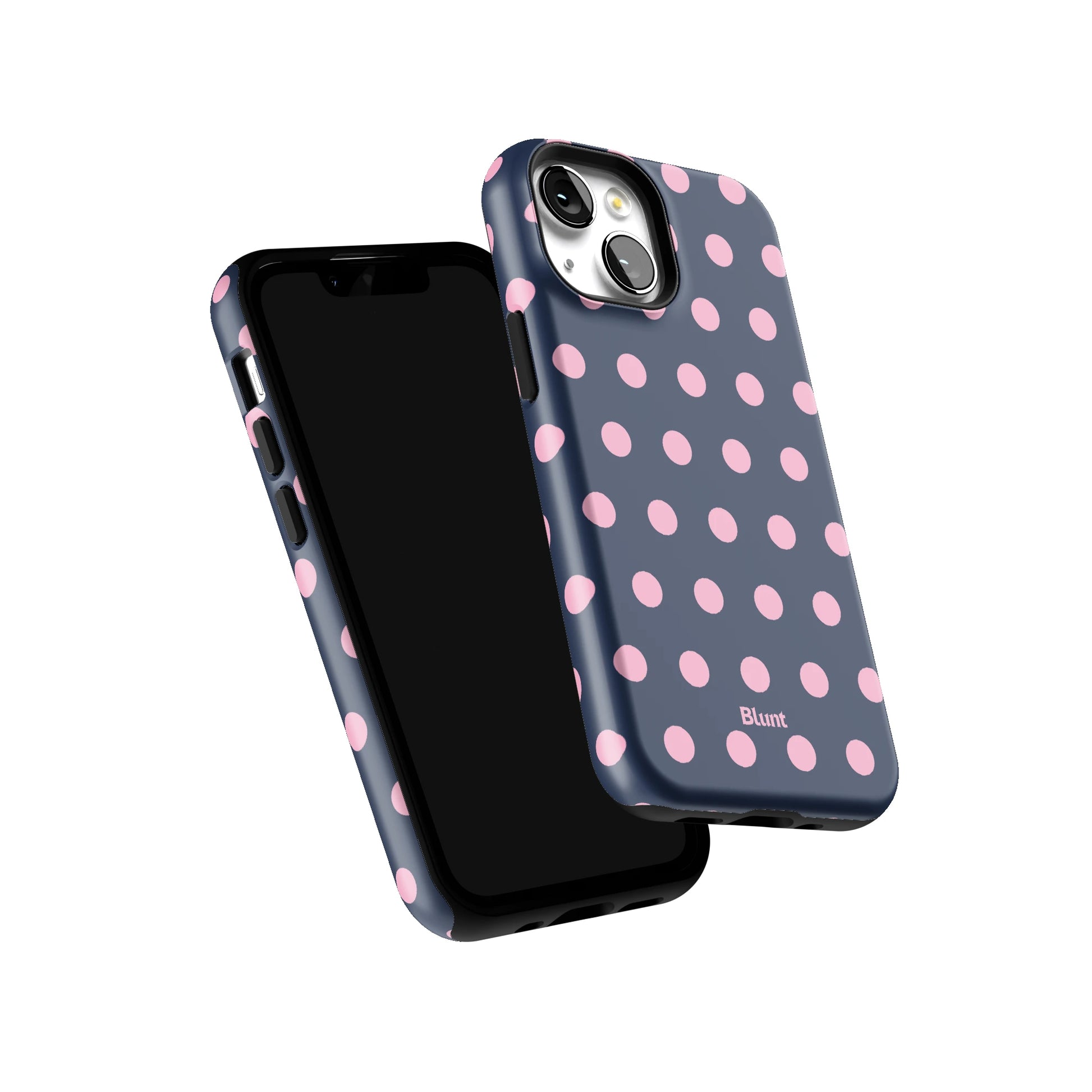 Navy Polka iPhone Case gallery - Iphone_13_Mini_Air_Plus_6