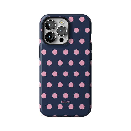 Navy Polka iPhone Case gallery - Iphone_13_Pro_1