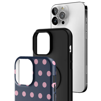 Navy Polka iPhone Case gallery - Iphone_13_Pro_Max_3