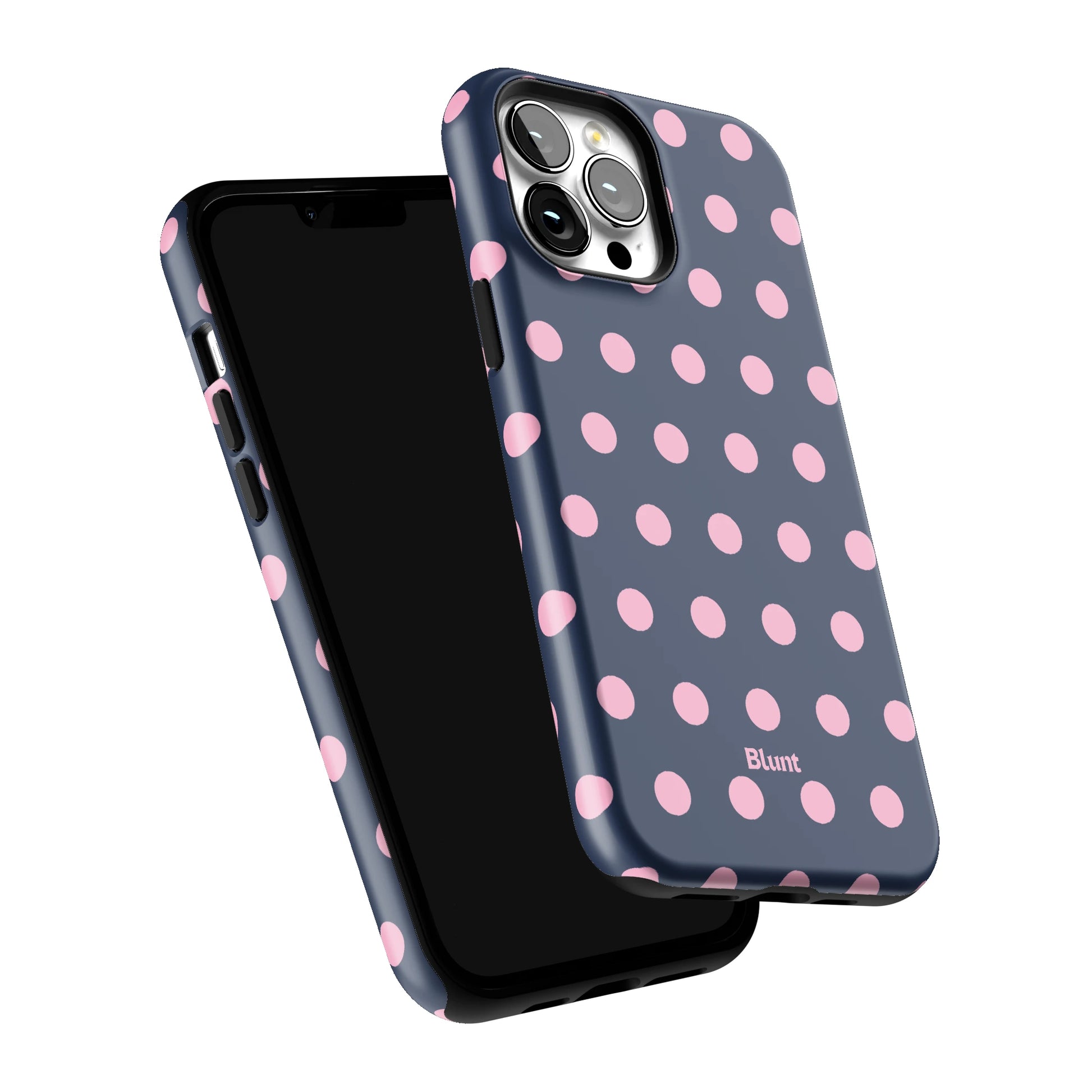 Navy Polka iPhone Case gallery - Iphone_13_Pro_Max_6