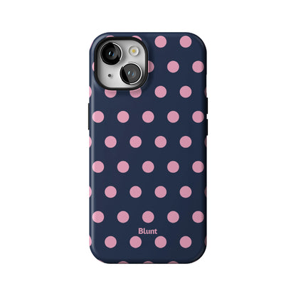 Navy Polka iPhone Case gallery - Iphone_14_Iphone_1
