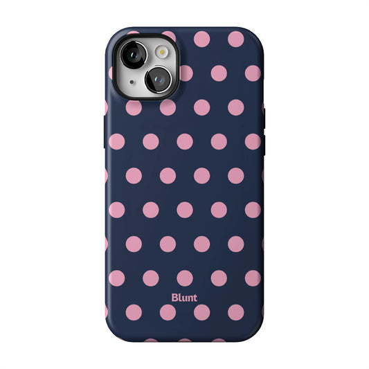 Navy Polka iPhone Case gallery - Iphone_14_Mini_Air_Plus_1