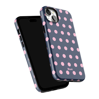 Navy Polka iPhone Case gallery - Iphone_14_Mini_Air_Plus_6