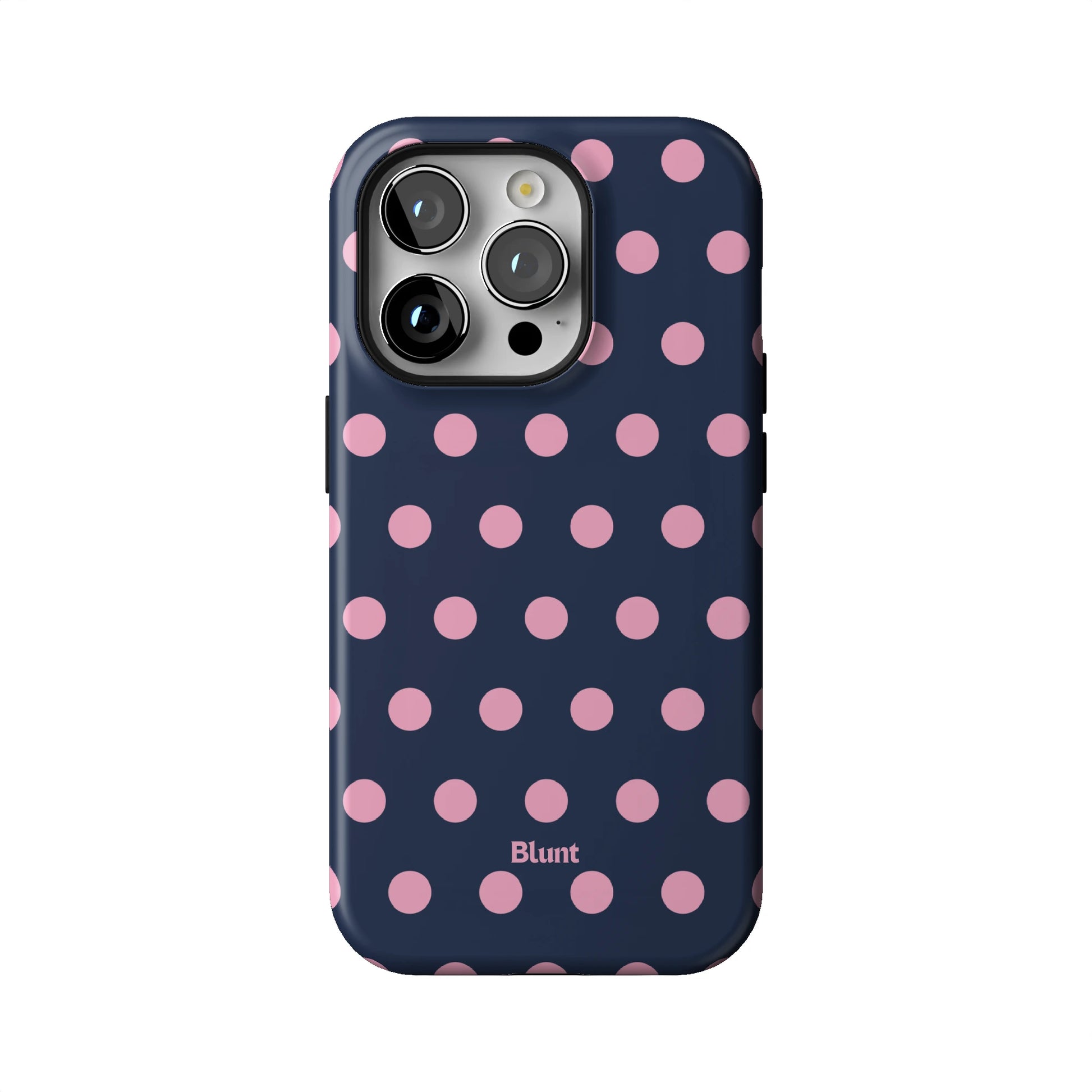 Navy Polka iPhone Case gallery - Iphone_14_Pro_1