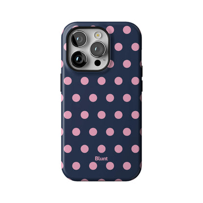 Navy Polka iPhone Case gallery - Iphone_14_Pro_1