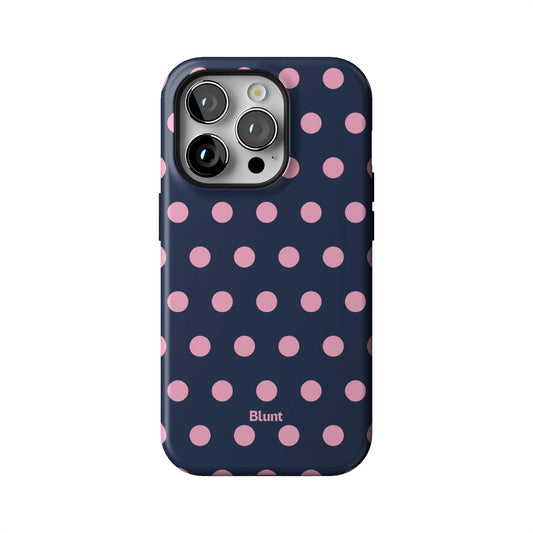 Navy Polka iPhone Case gallery - Iphone_14_Pro_1
