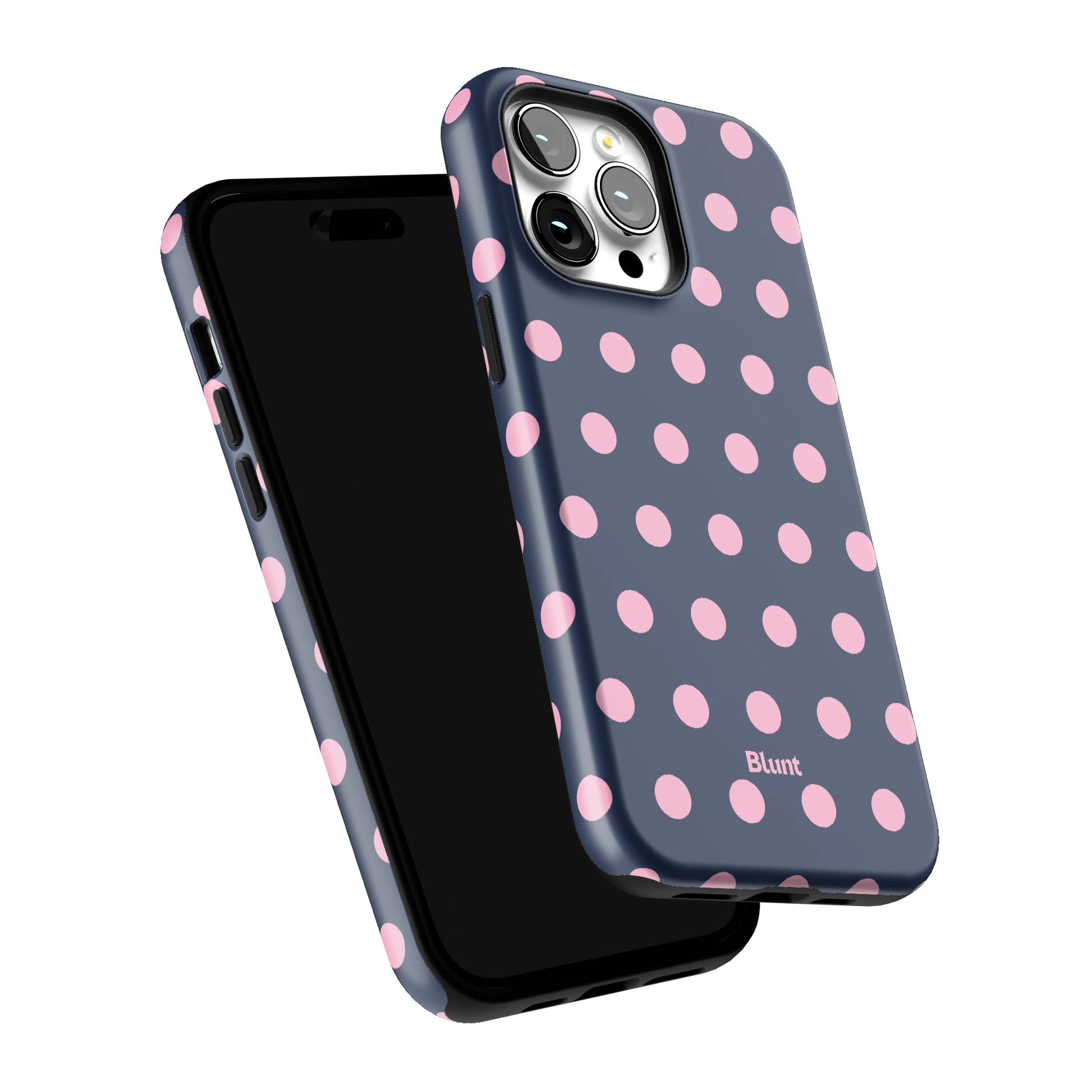 Navy Polka iPhone Case gallery - Iphone_14_Pro_Max_6